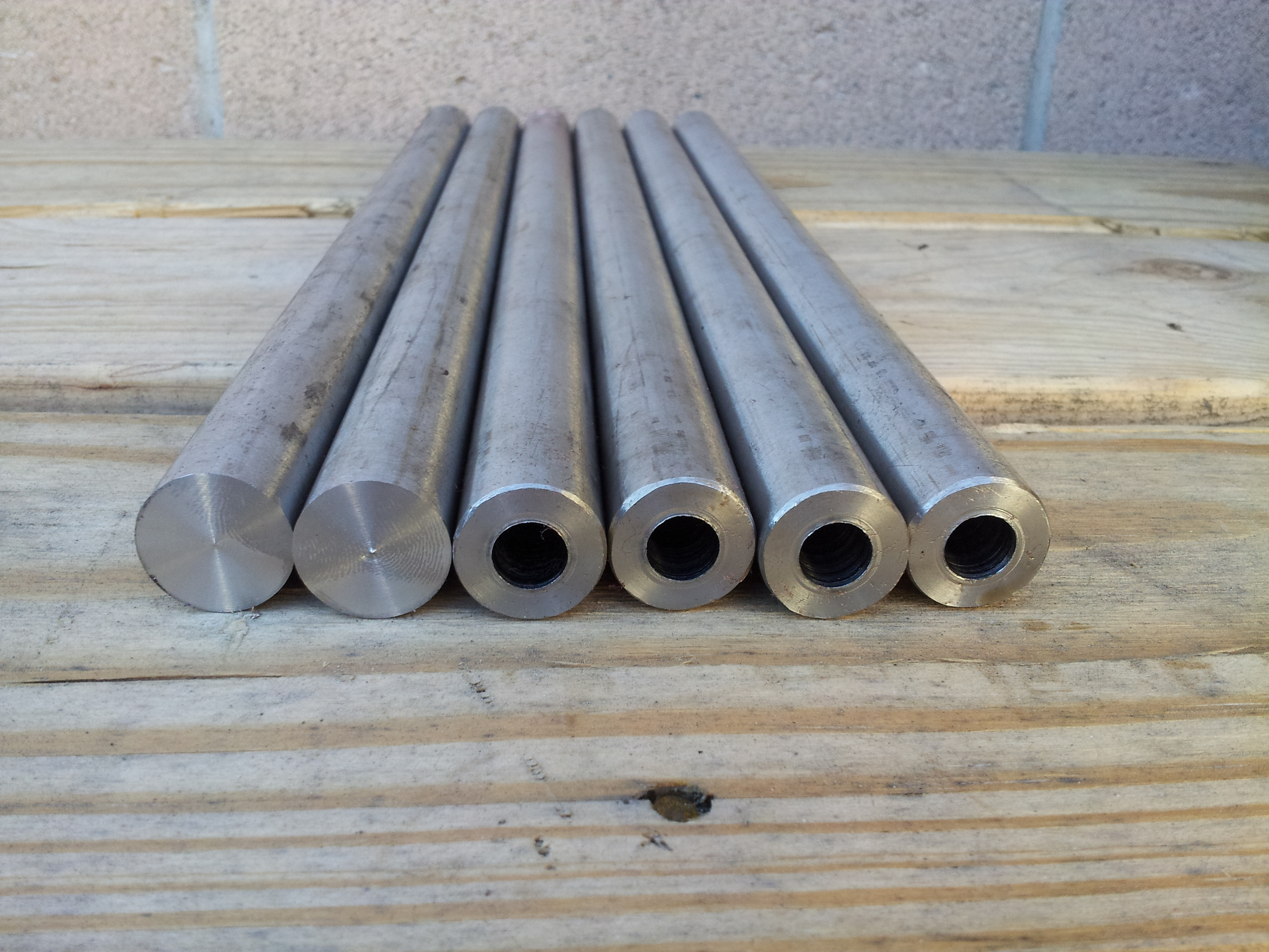  .375" I..D. through stainless rod