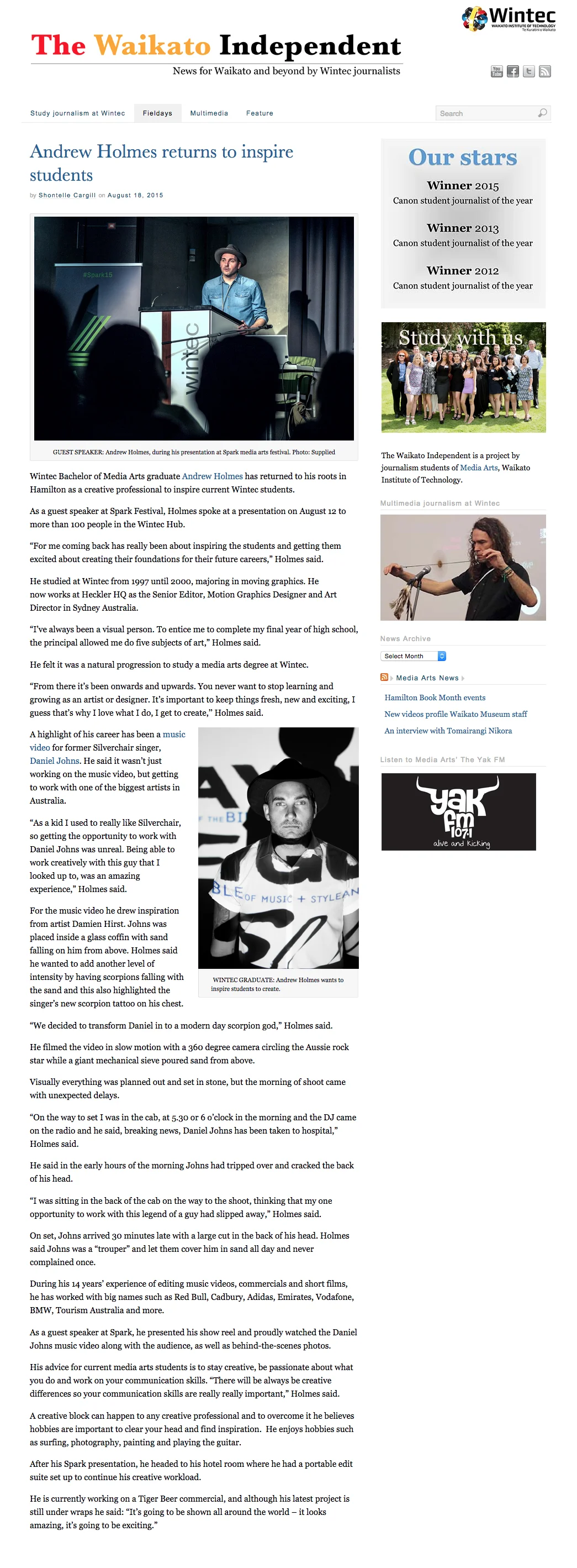 Spark festival - Waikato Independent