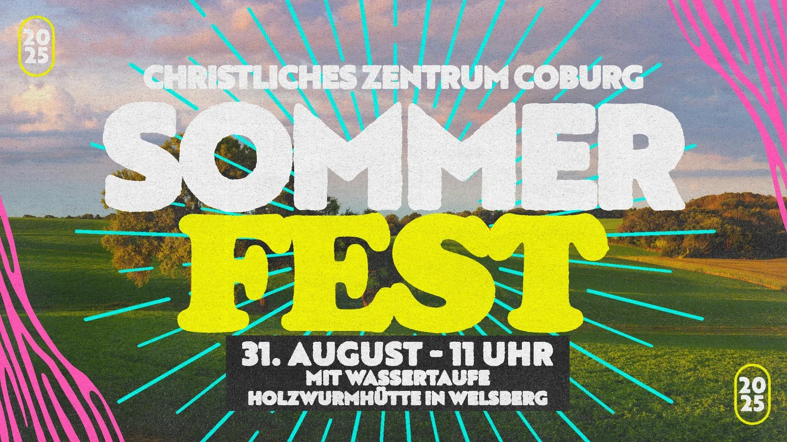 Sommerfest mit Gottesdienst & Taufe