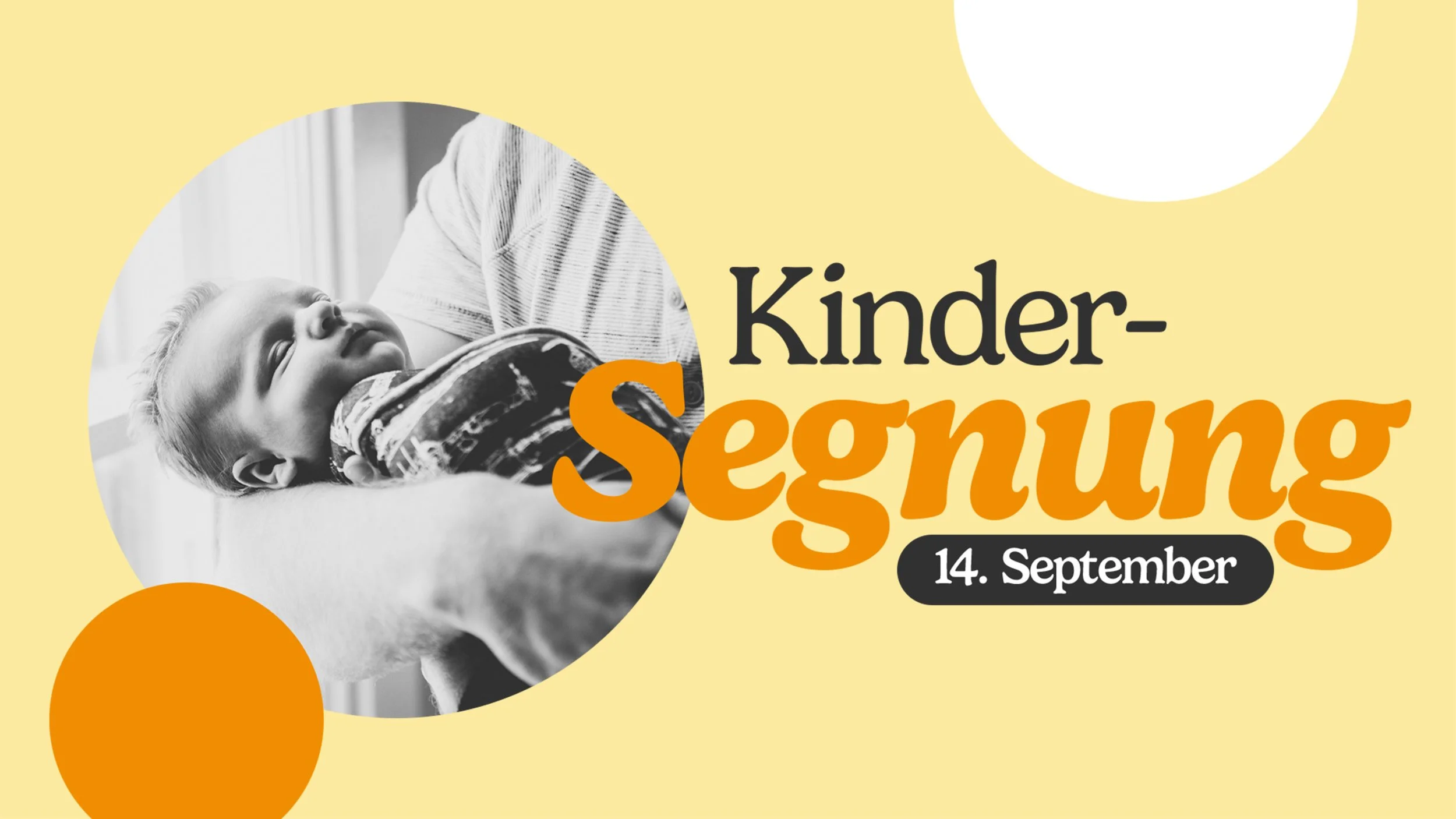 Gottesdienst mit Kindersegnung