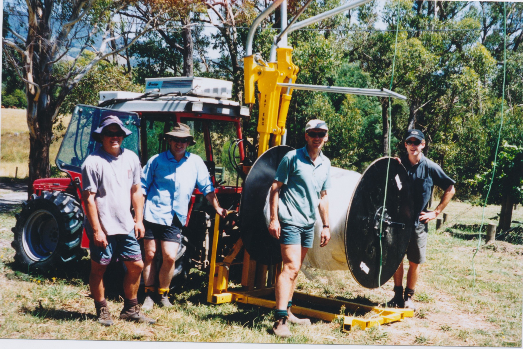 Netting crew