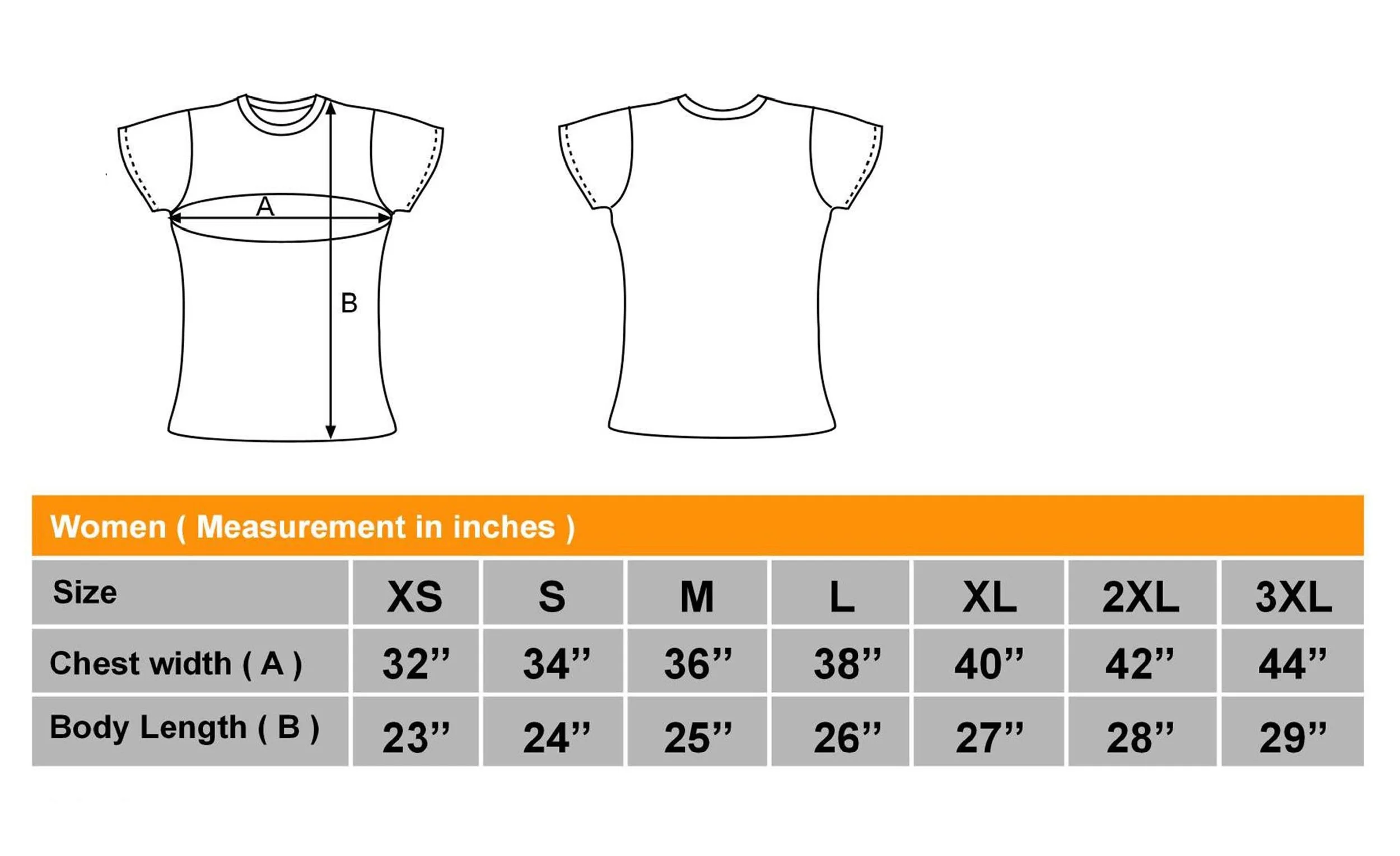 Size Chart — Sin Mue Mue Pte Ltd