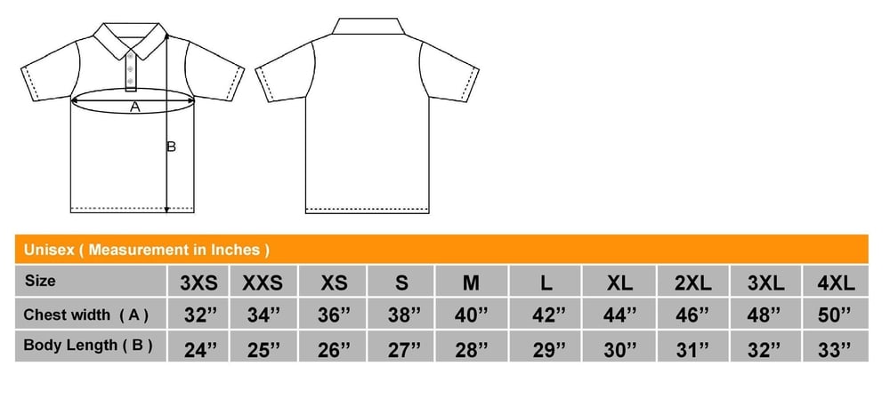 Gildan 3800 Classic Polo T Shirt Size Chart For Printify For | sites ...