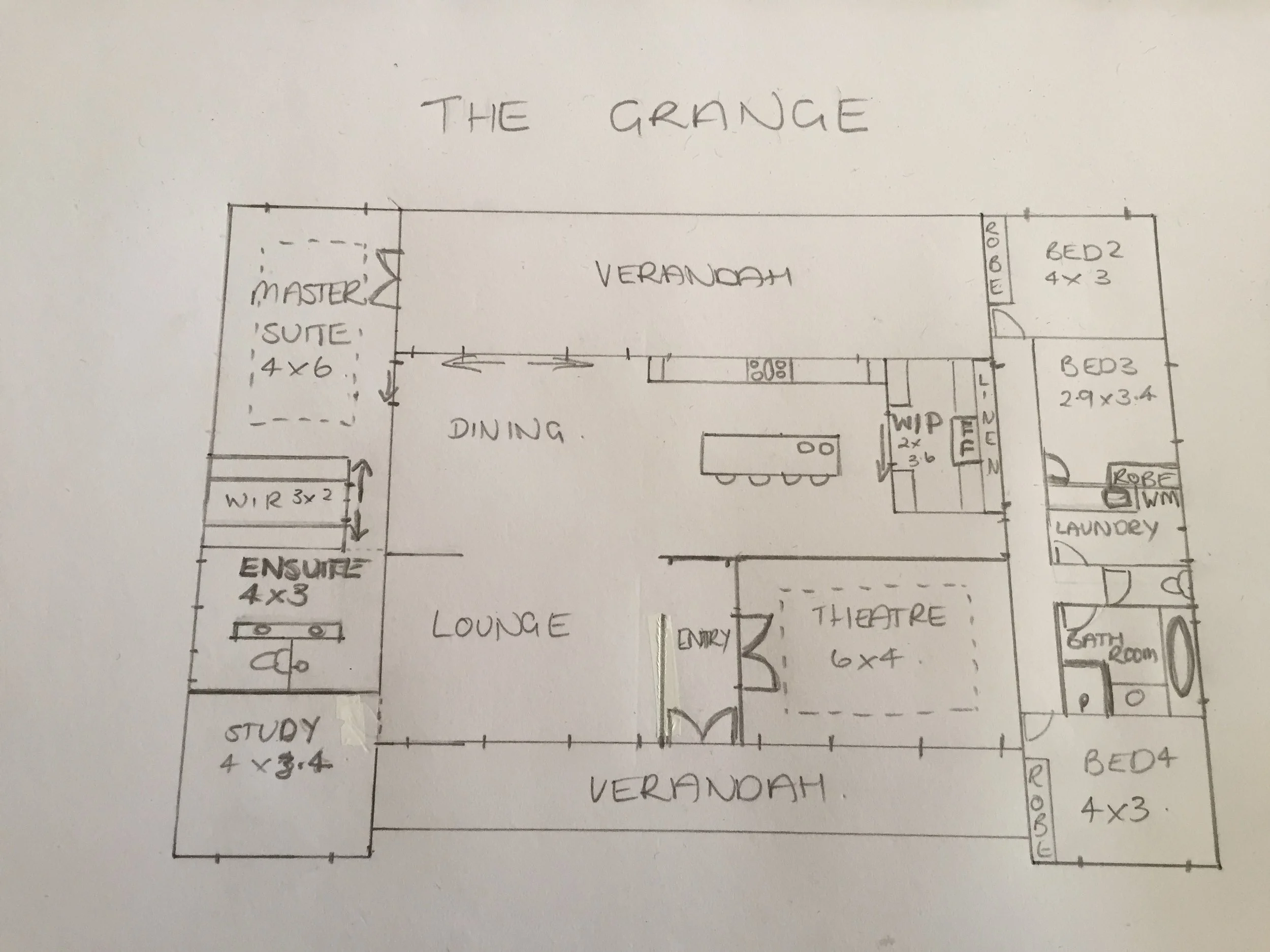Tracy Coid’s winning entry - personalise The Grange floorplan category.