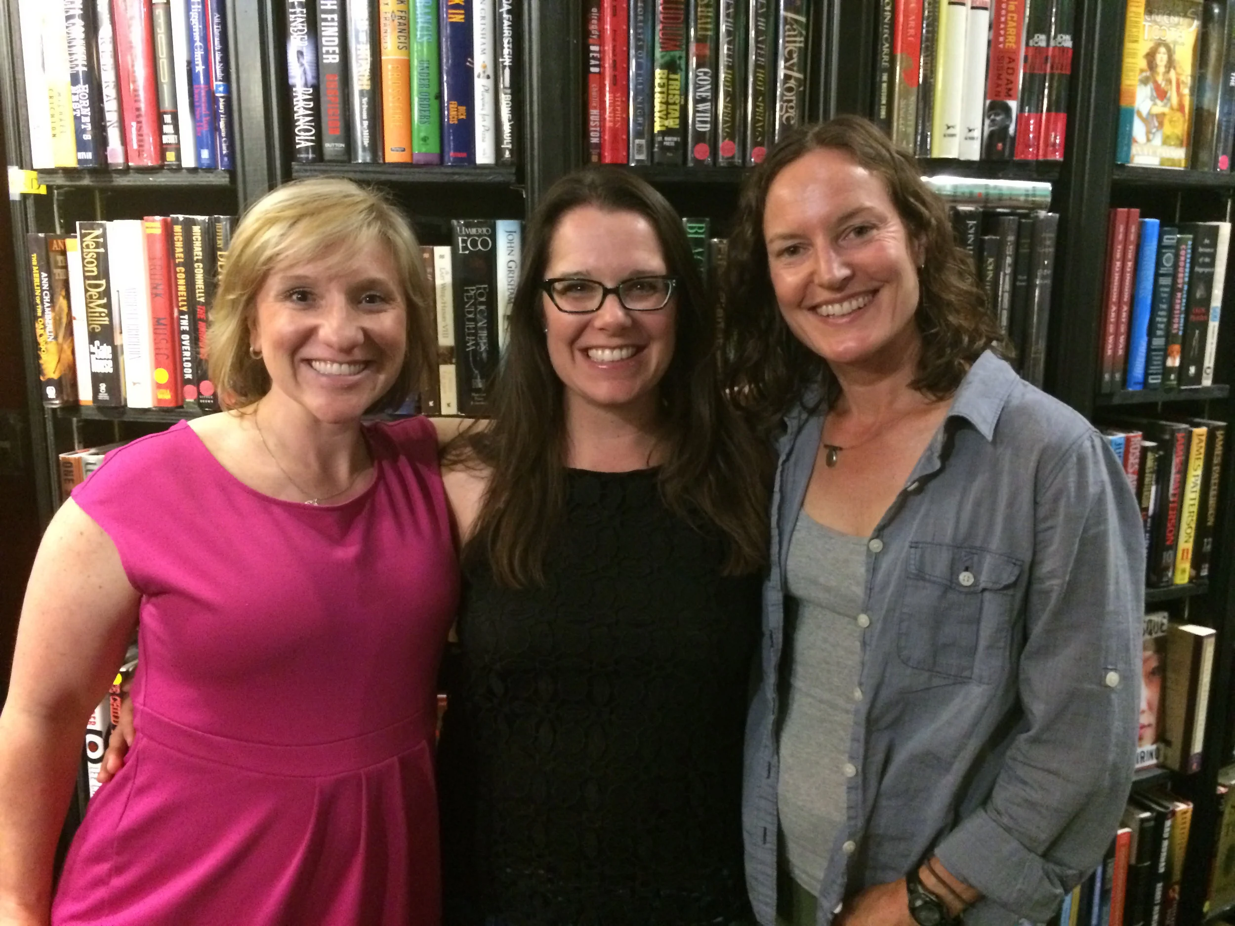 Aleece Fosnight, PA-C (left), Heather Edwards, pelvic PT (center), Dr. Grace Evins (right) 