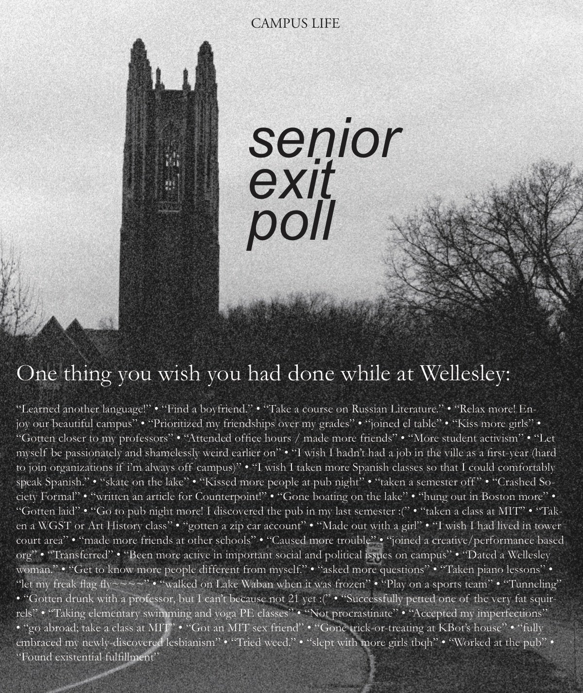 Senior Exit Poll