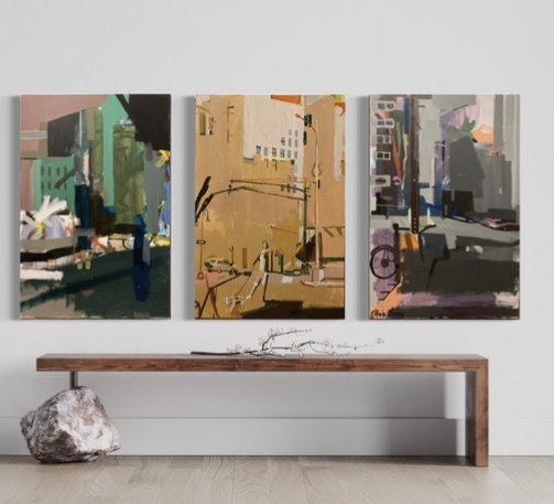 Upper Eastside triptych 