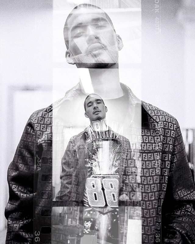 DA$H ON TRI-X W THE FENDI JACKET