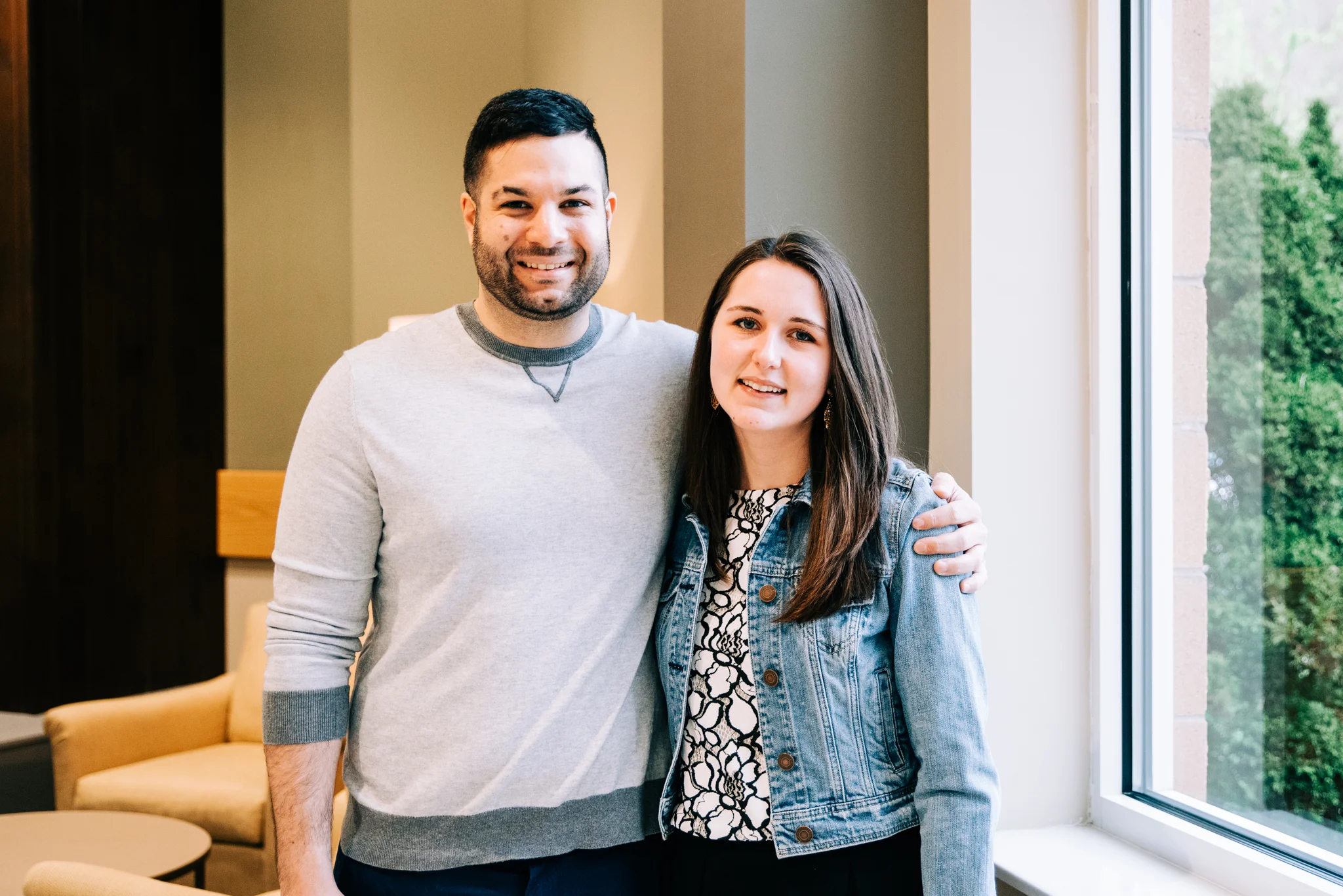 Kevin Kosmal and his fianceé, Ali Stashak.