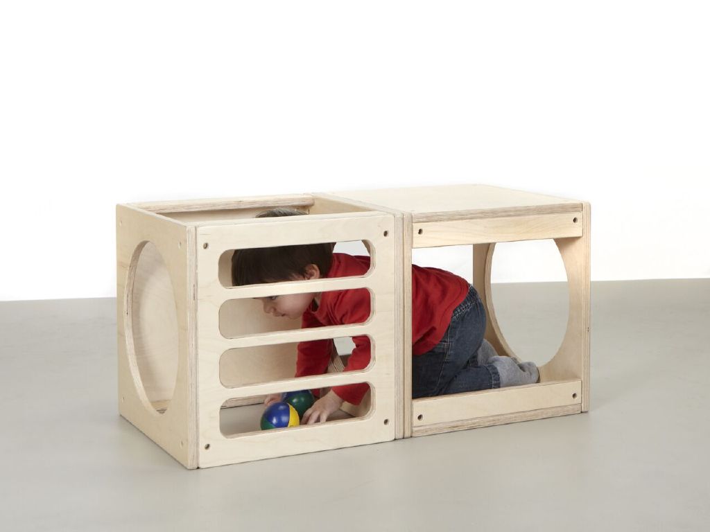 Cub combinable que suggereix diferents usos.