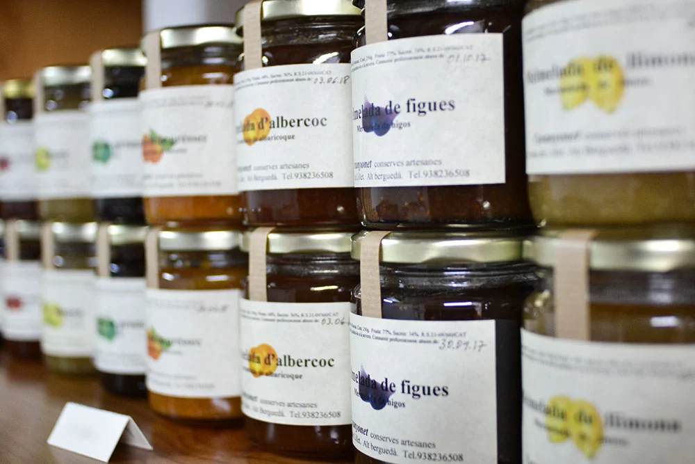 Melmelades de fruites de conreu de L'aranyonet.