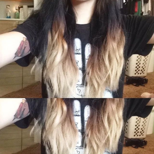 black+to+medium+brown+ans+platinum+blonde+remy+intense+extensions+custom+colored+unique+fashion+.jpg