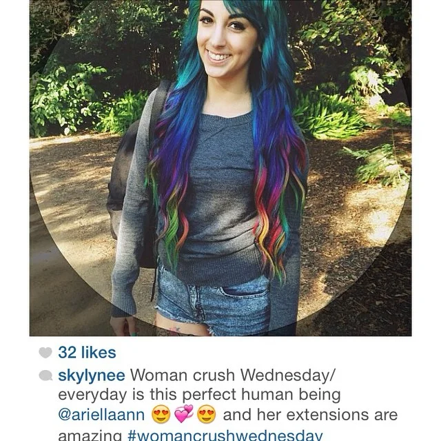 ariella ann turquoise to blue and rainbow full head set intense extensions custom ombre.jpg