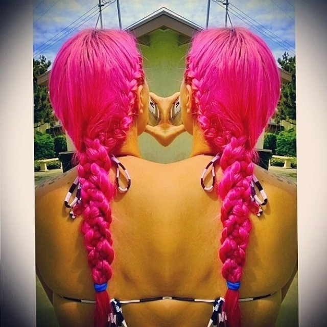 fashion+hot+pink+style+braid++full+head+set+intense+extensions+custom.jpg