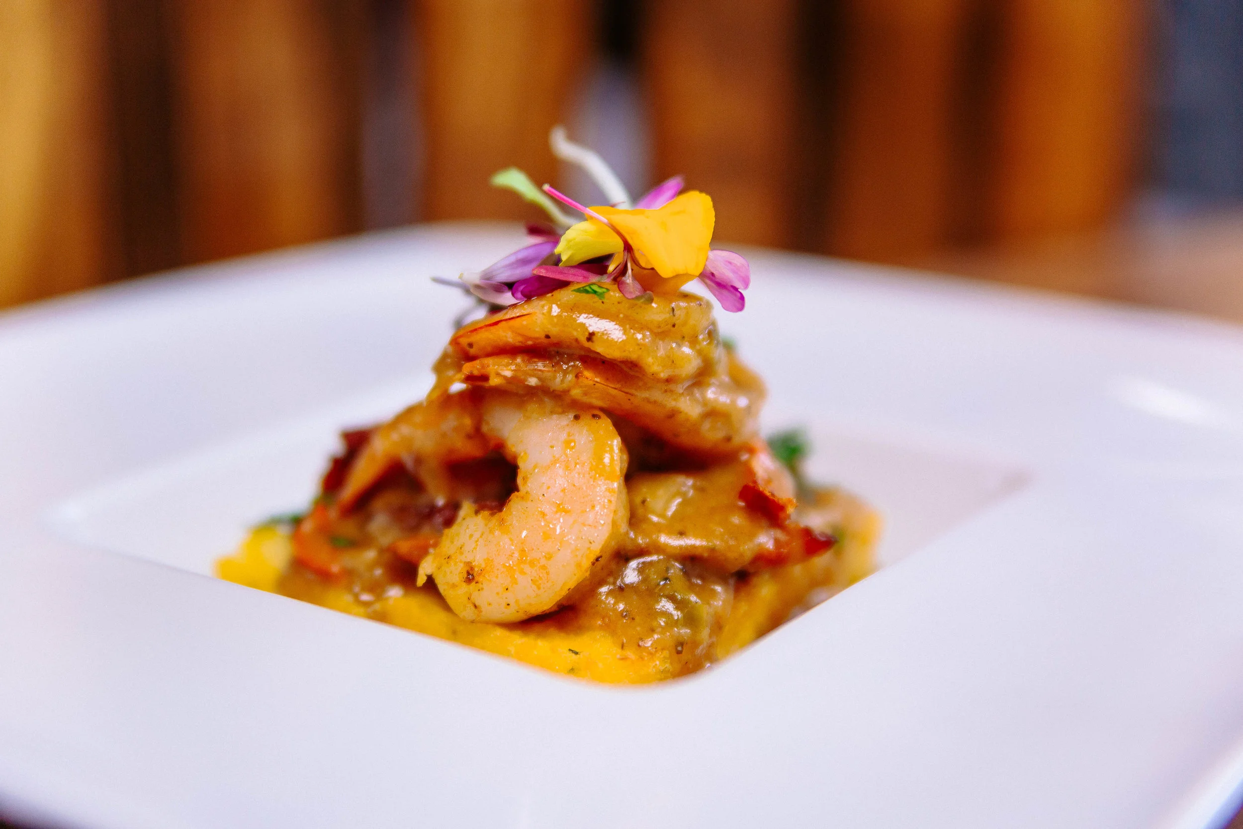 SHRIMP + GRITS
