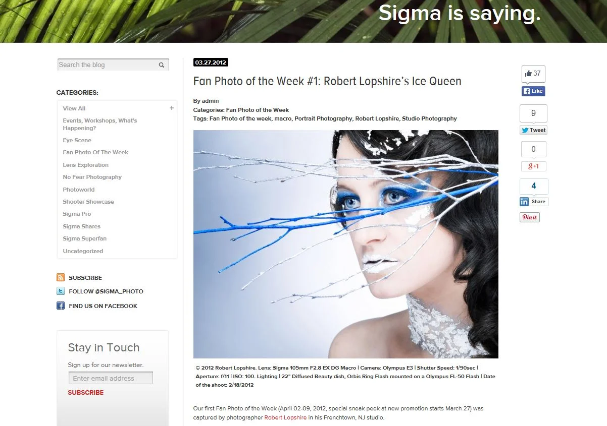 Sigma Fan Photo of the Week