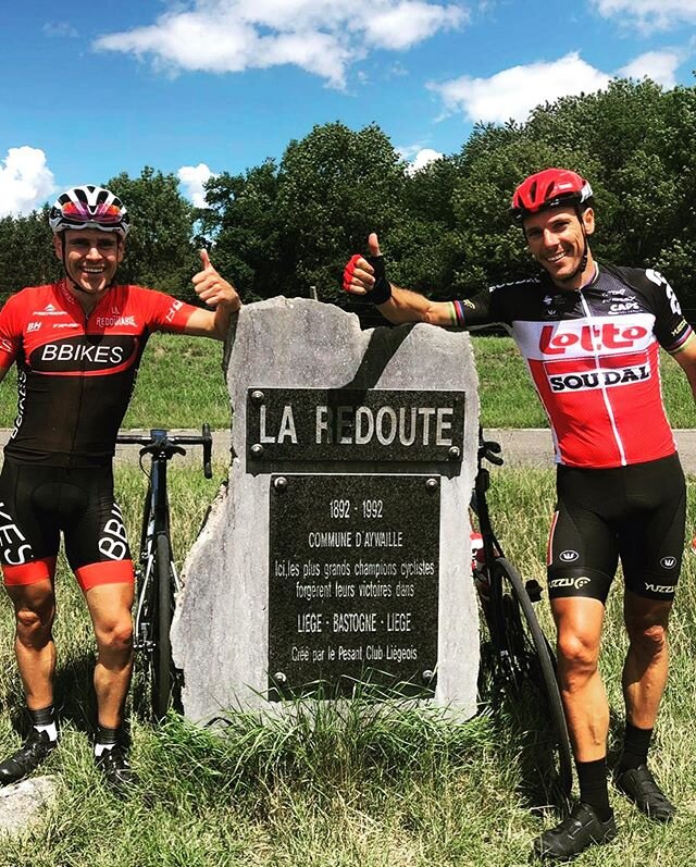 Yesterday I had a filming day for my documentary and we spent a day in 🇧🇪. My brother challenged me to take the best time on La redoute. Try to beat it! 🏆🚵🏼&zwj;♂️