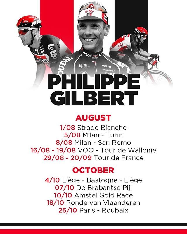 These are the races I'll ride later this summer and autumn! 🚴🏻
