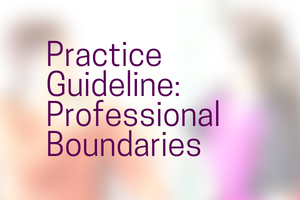 Professional Boundaries &amp; Ethics 