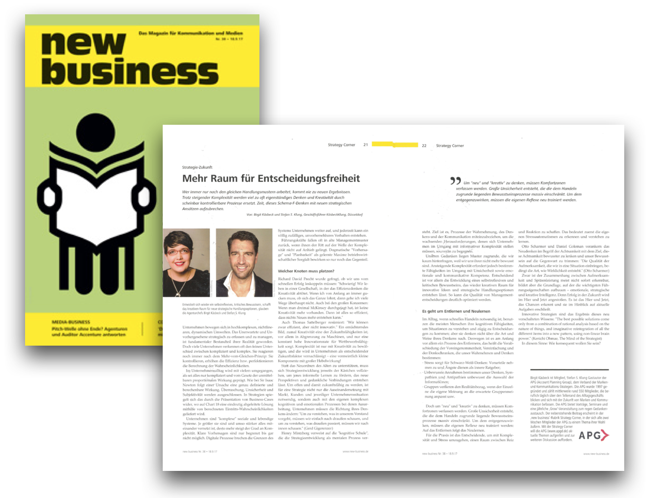 Erschienen: new business Ausgabe 38/2017