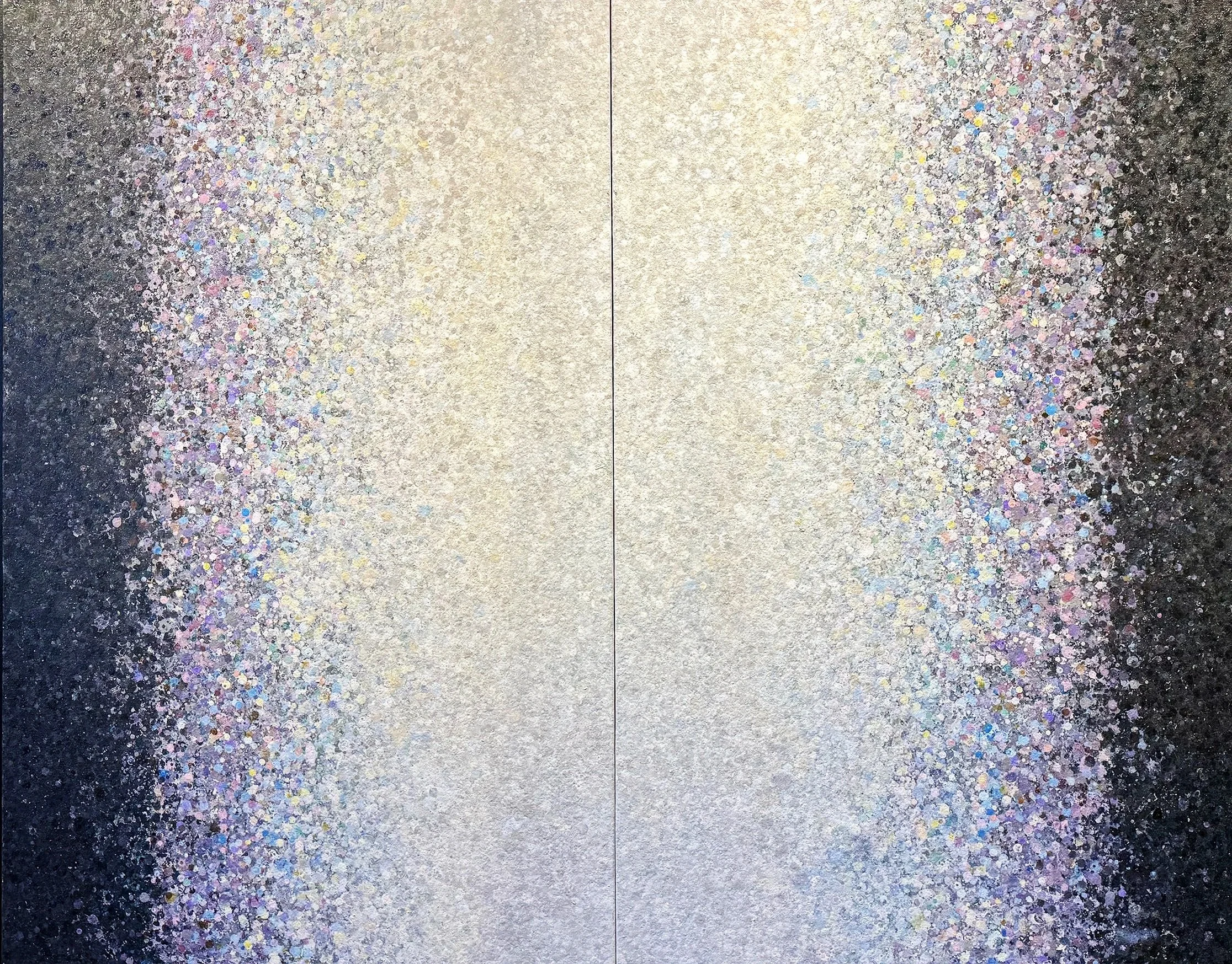 Diptych - Untitled D25-6 Acrylic on Canvas 60 in x 48 in - $3,400