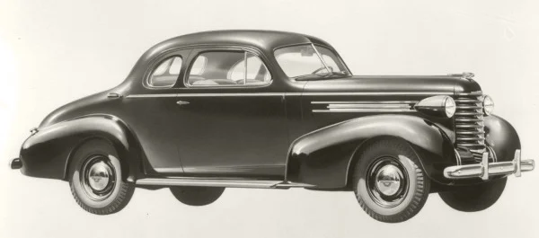 A 1937 Oldsmobile - purchased by Varley in the late 1930s using the Company's hard-earned, long-awaited profits.