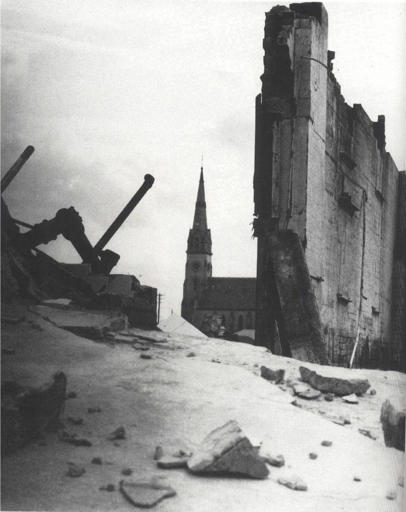 The last remnants of Varley’s Darby Street facility during its demolition in 1965.