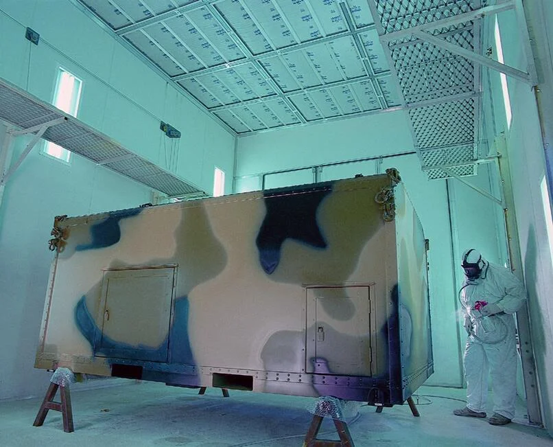 Defence shelters - a new feather in Varley's expertise cap.