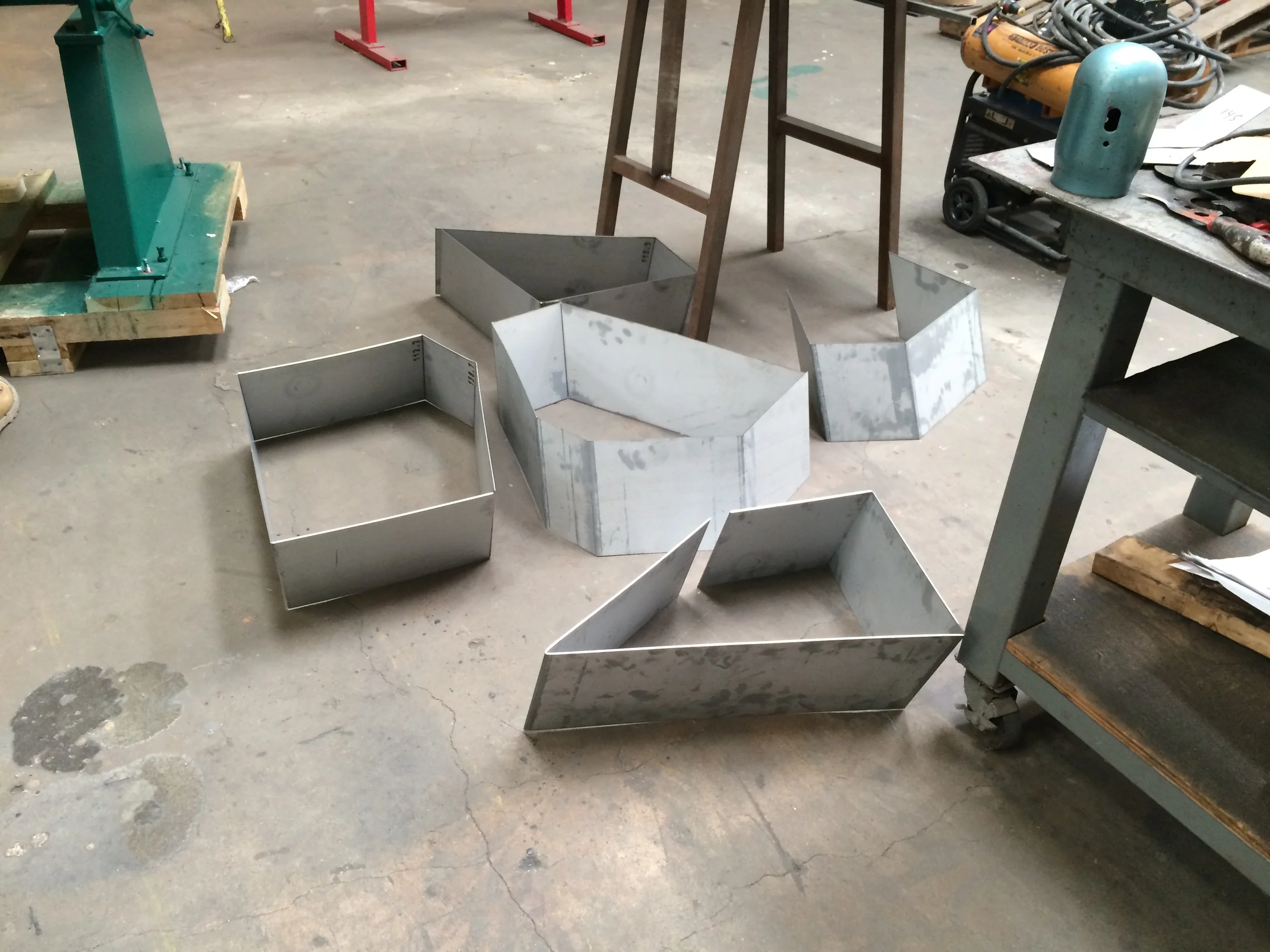 14 gauge Cells - folded to etched-on specifications.