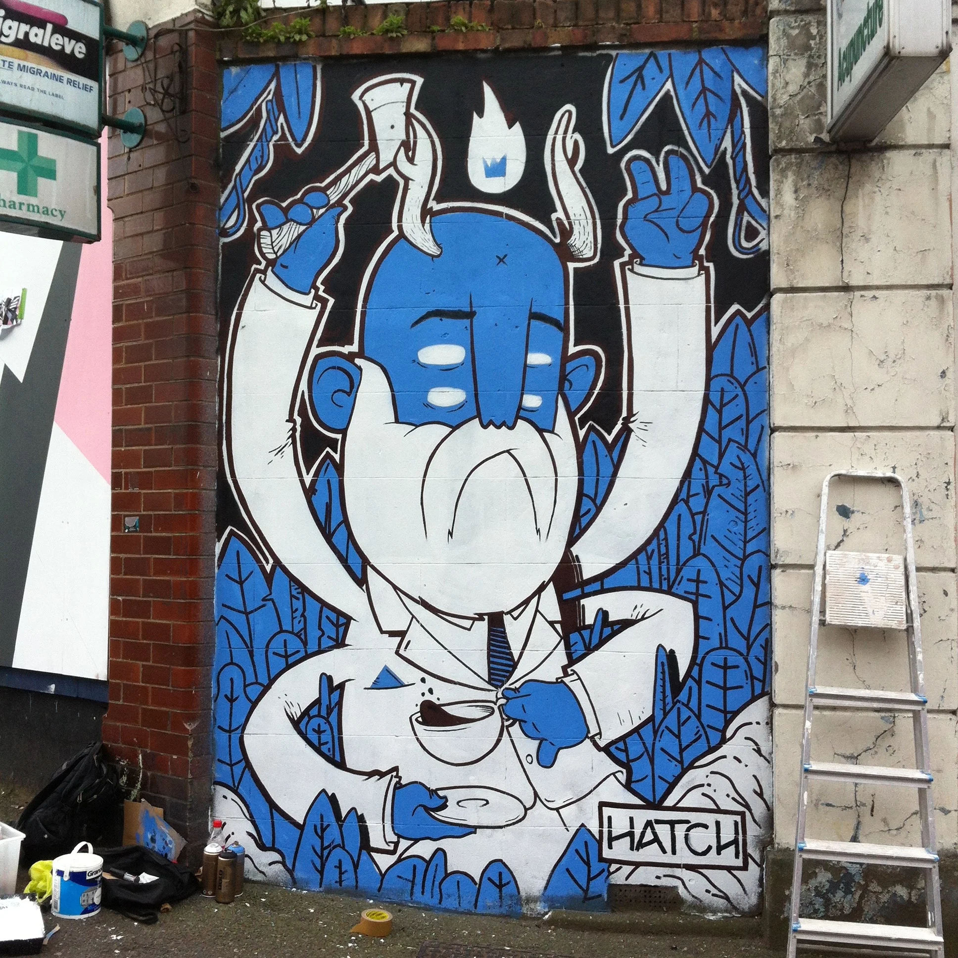 Chingford Road, E17, London. Big thanks to Wood Street Walls for hooking me up with the space
