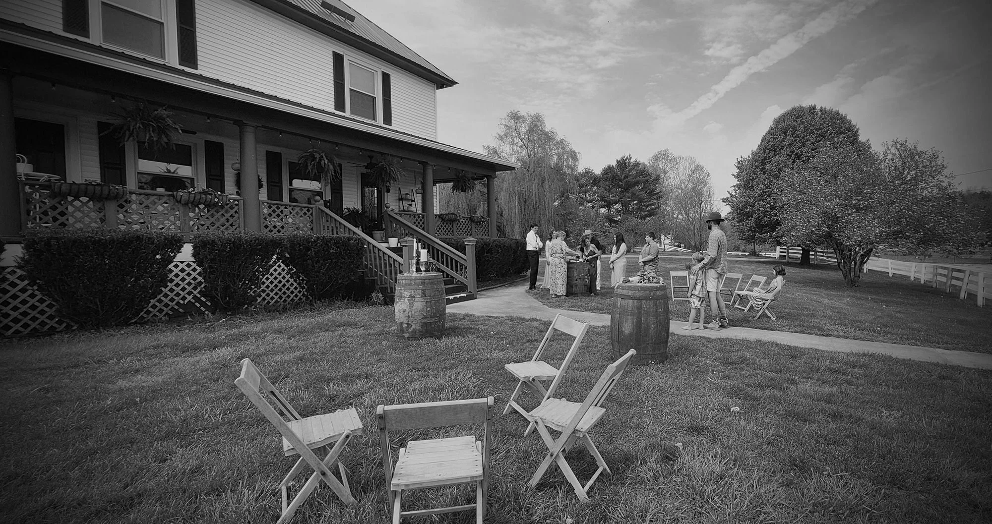 Farmhouse wedding venue