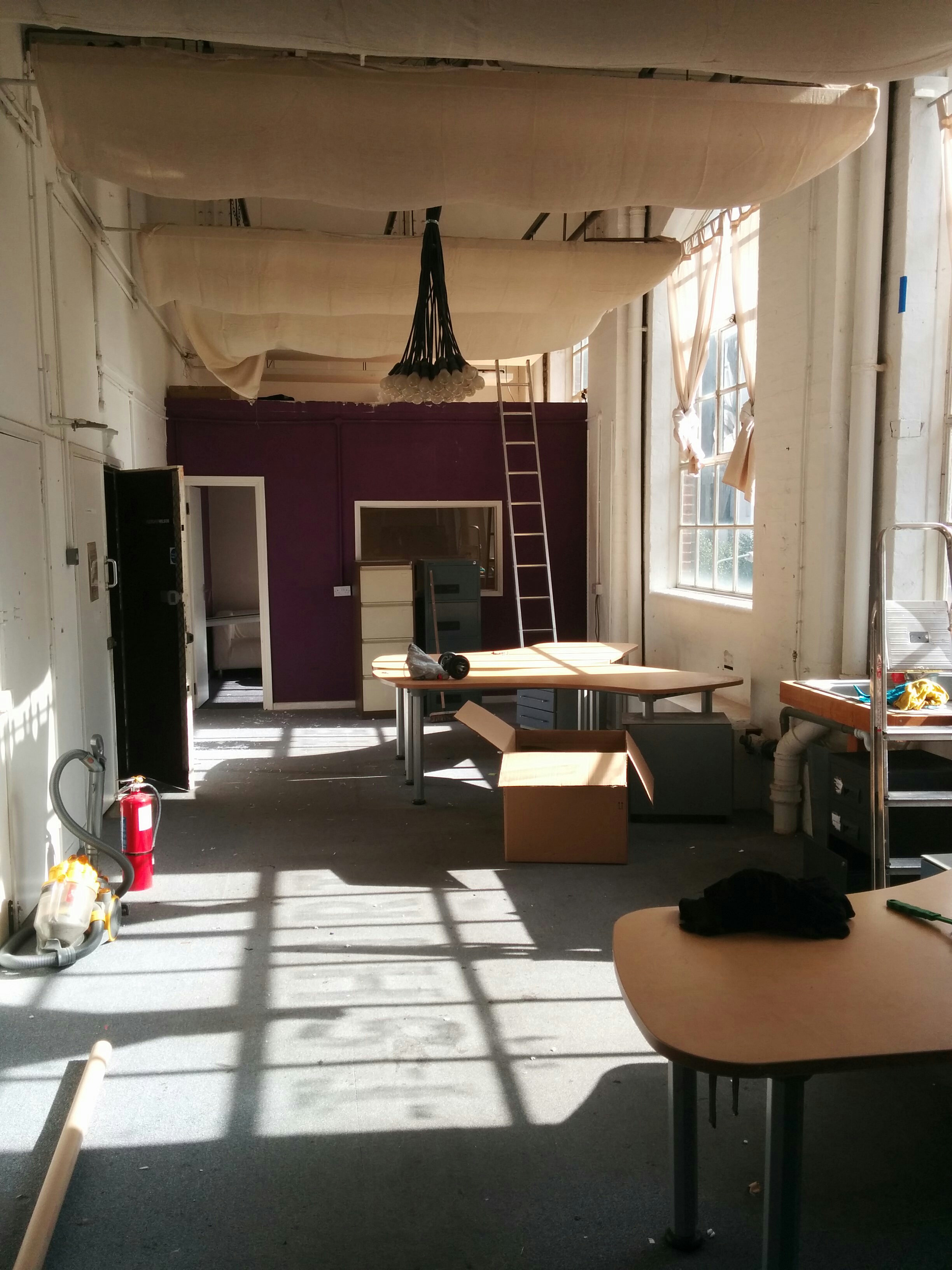Photo of our old offices on the day we moved out for good. Bye Bye T-Shirt Print Shop, so long - it was good whilst it lasted.