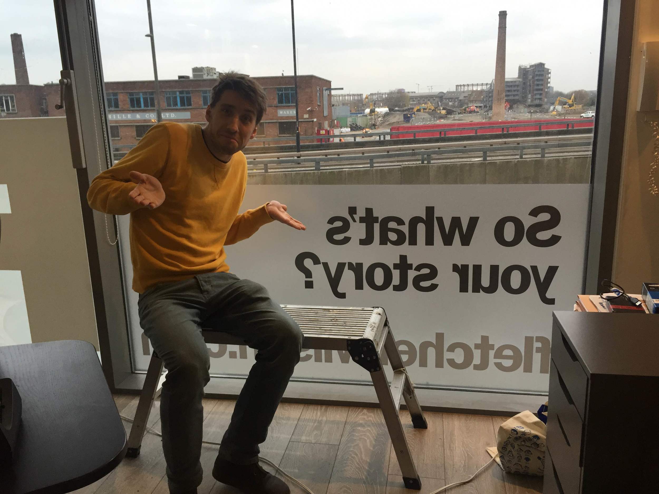 Dave had a bit of trouble interpreting the messaging. Is it Latin or French - what's the story?