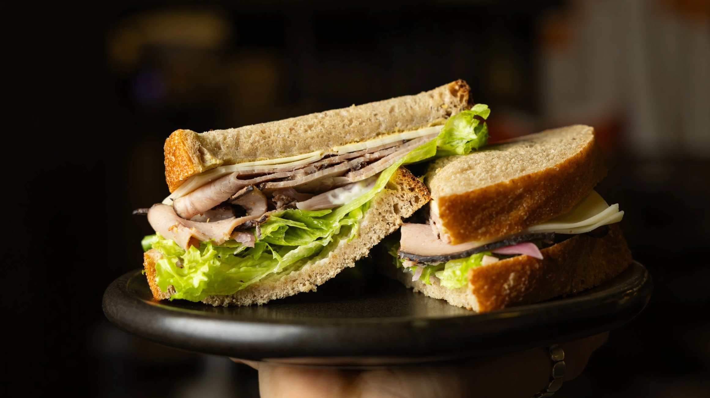 Roast Beef on light rye
