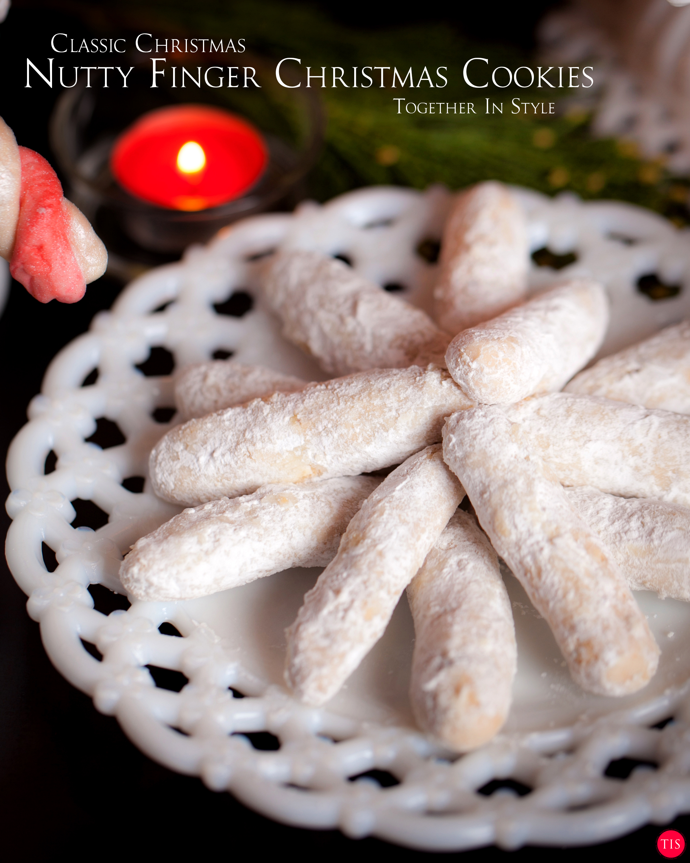 Christmas Cookie Recipe Nutty Finger
