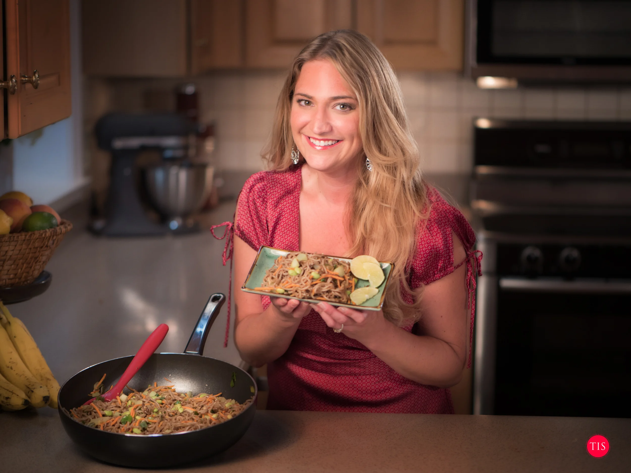 Jennifer Maring in her kitchen at home in Connecticut