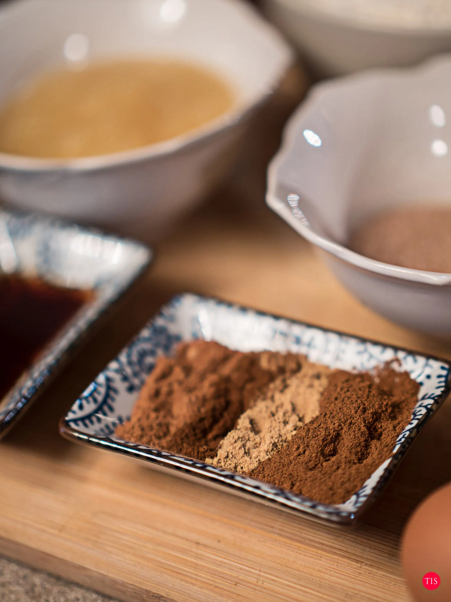 Cinnamon - Ground Ginger - ground cloves - nutmeg