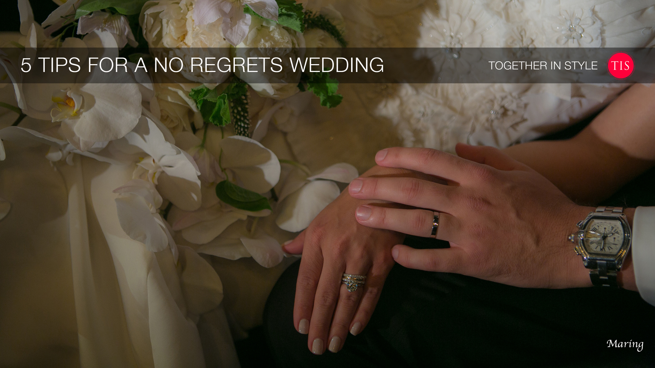 No Regrets Wedding Tips