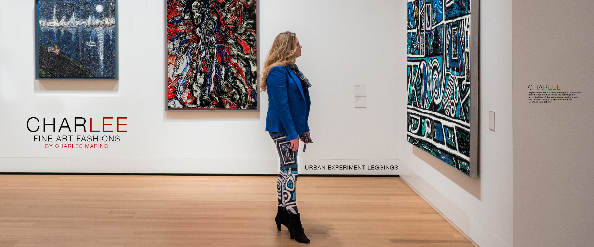 Charlee fine art is everyday fashions produced from the original oil paintings of Charles Maring