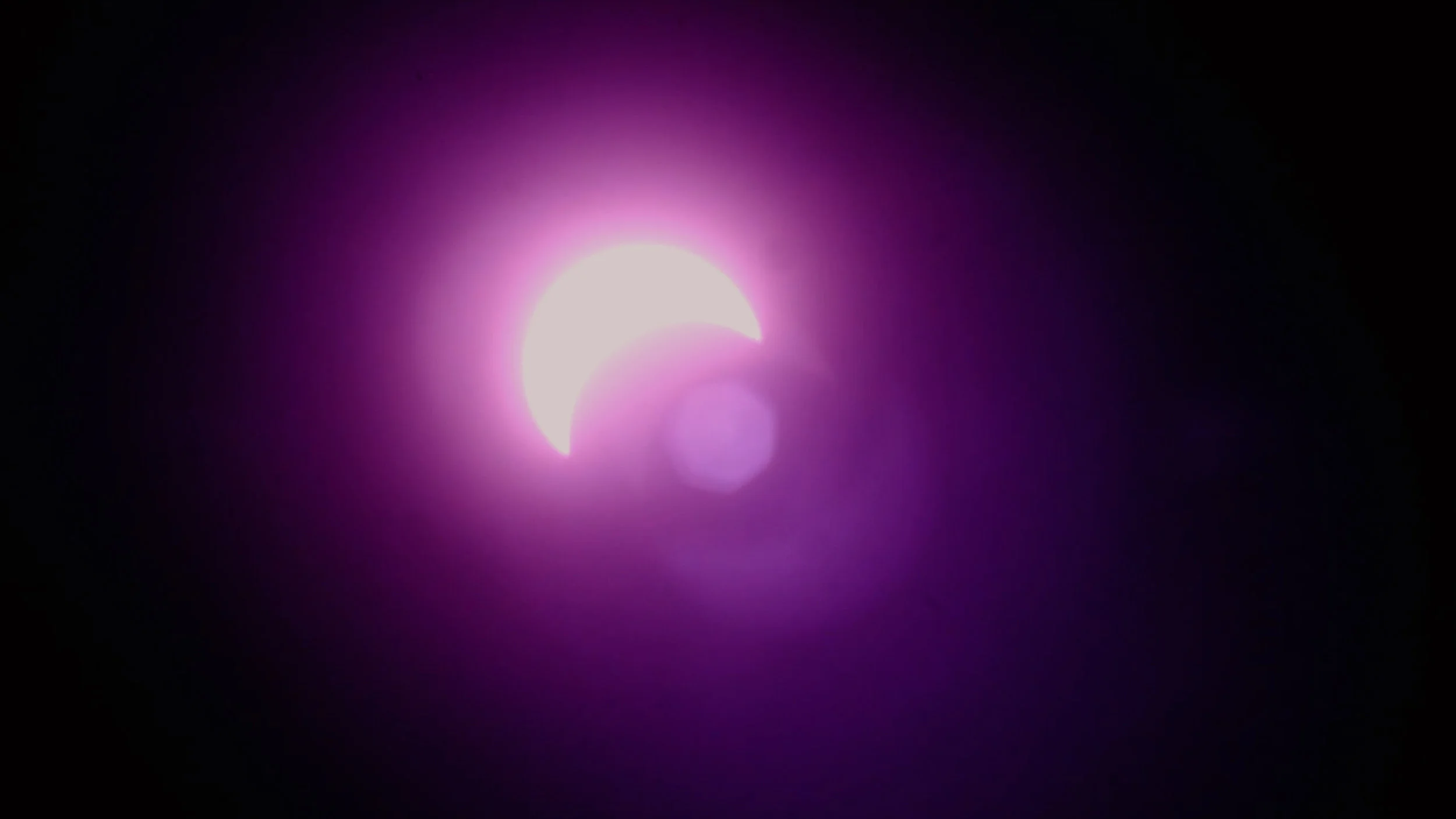 Solar Eclipse Footage in Infrared Lumix G7