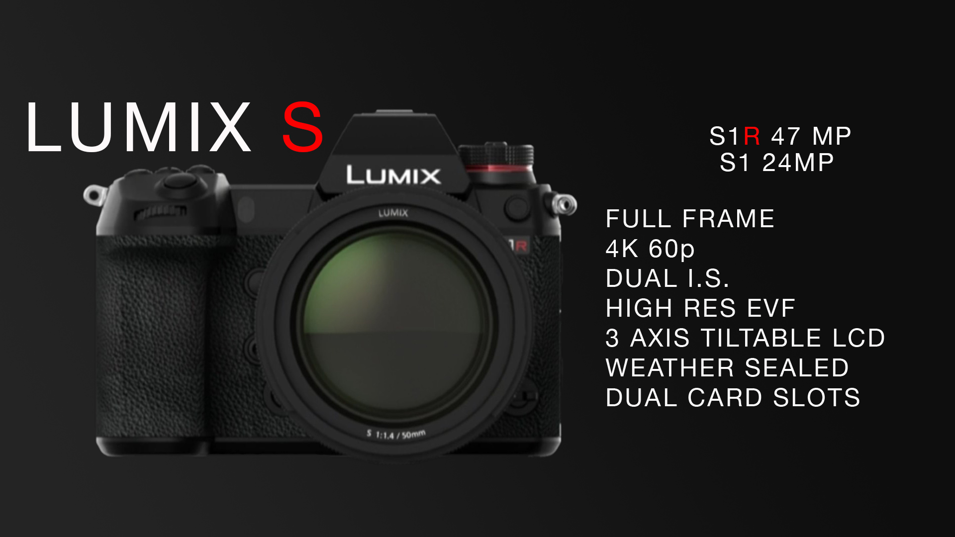 programma voelen wortel Panasonic Lumix S1R Full Frame Mirrorless Camera — TOGETHER IN STYLE