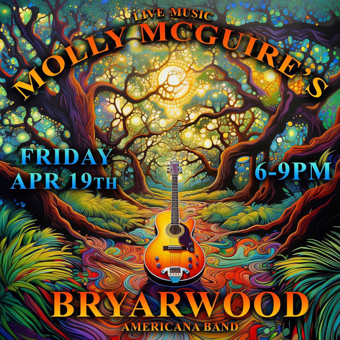 Catch myself and Bryarwood live this weekend at @mollymcguires on Friday night for a rock&rsquo;n good time. #savannah #art912 #concert #livemusic #visitsavannah #music