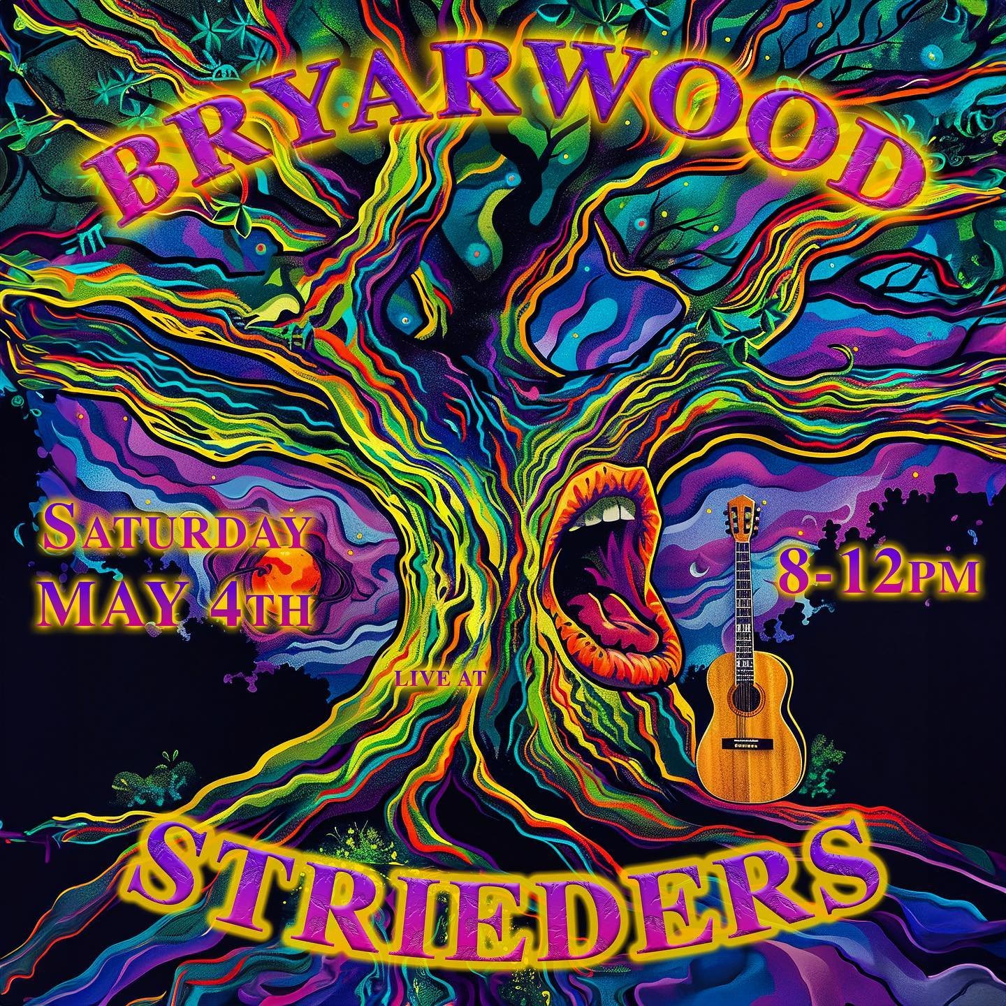 Bryarwood is bringing the tunes and fun to @striedersbarandkitchen this weekend. #savannah #savannahband #livemusic #music #art912 #musicians