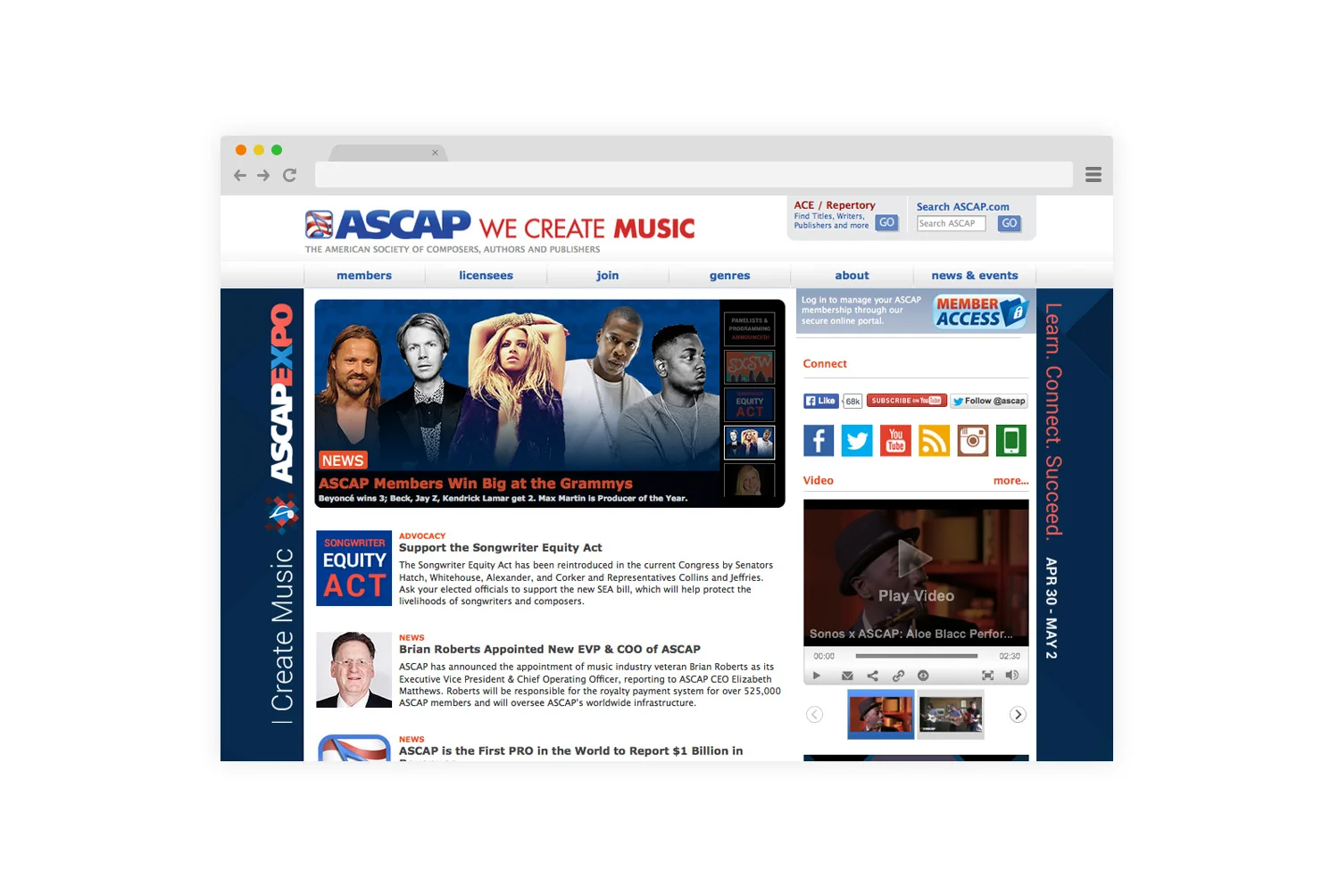 Redesigned Homepage