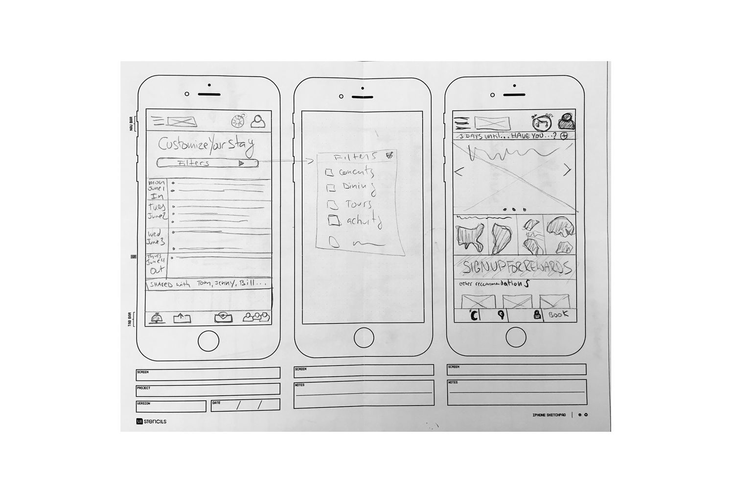 Initial Sketches
