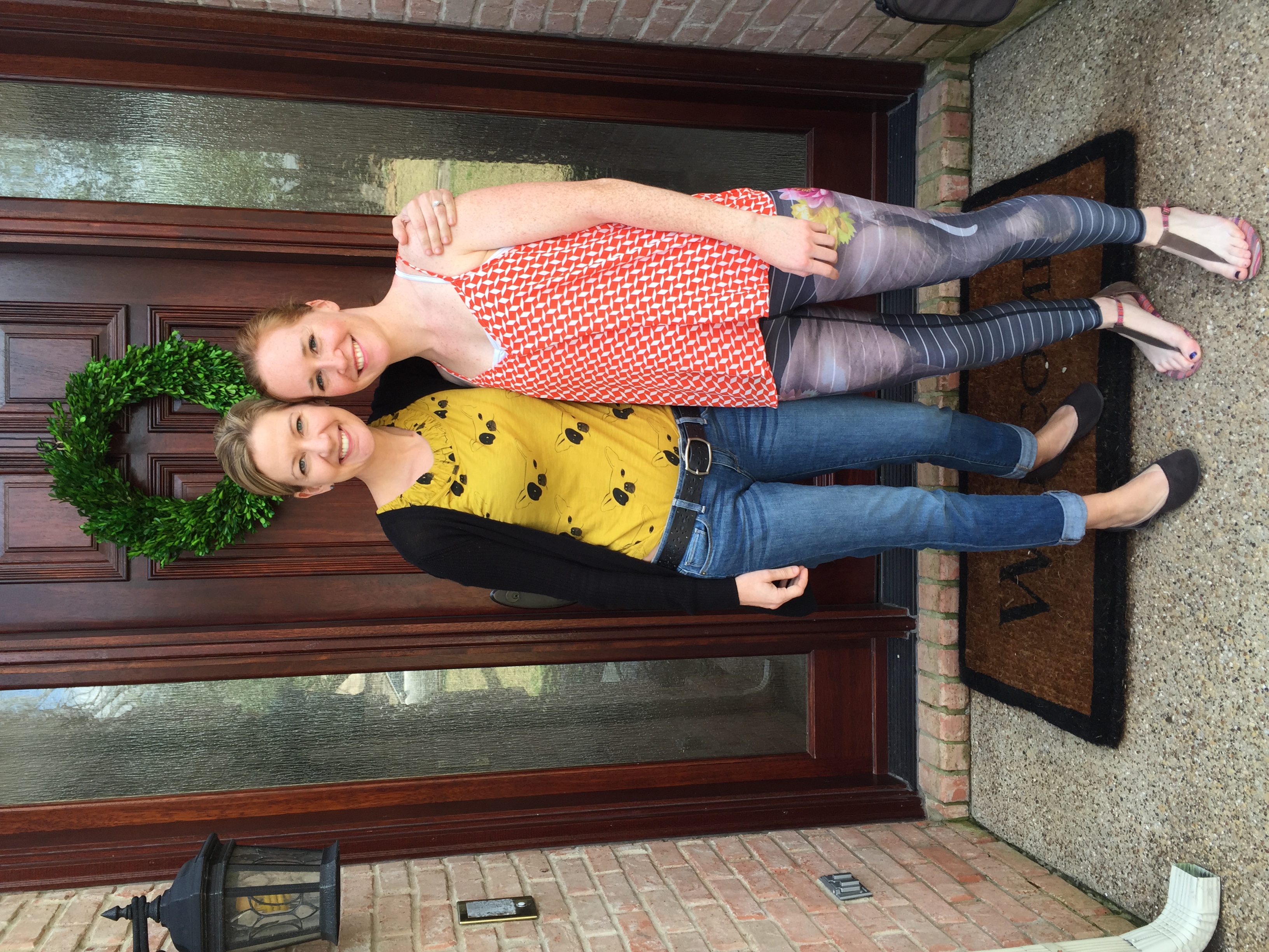 Me and Angie in Dallas, March 2015. After a great lesson - and I'm still smiling (and so is she!). Ignore the pants - my mom says they make me look like I have Gangrene. She doubts my yoga-chic fashion choices all of the time.