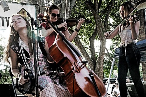 At the 2011 Pizza Lucé Block Party, Minneapolis