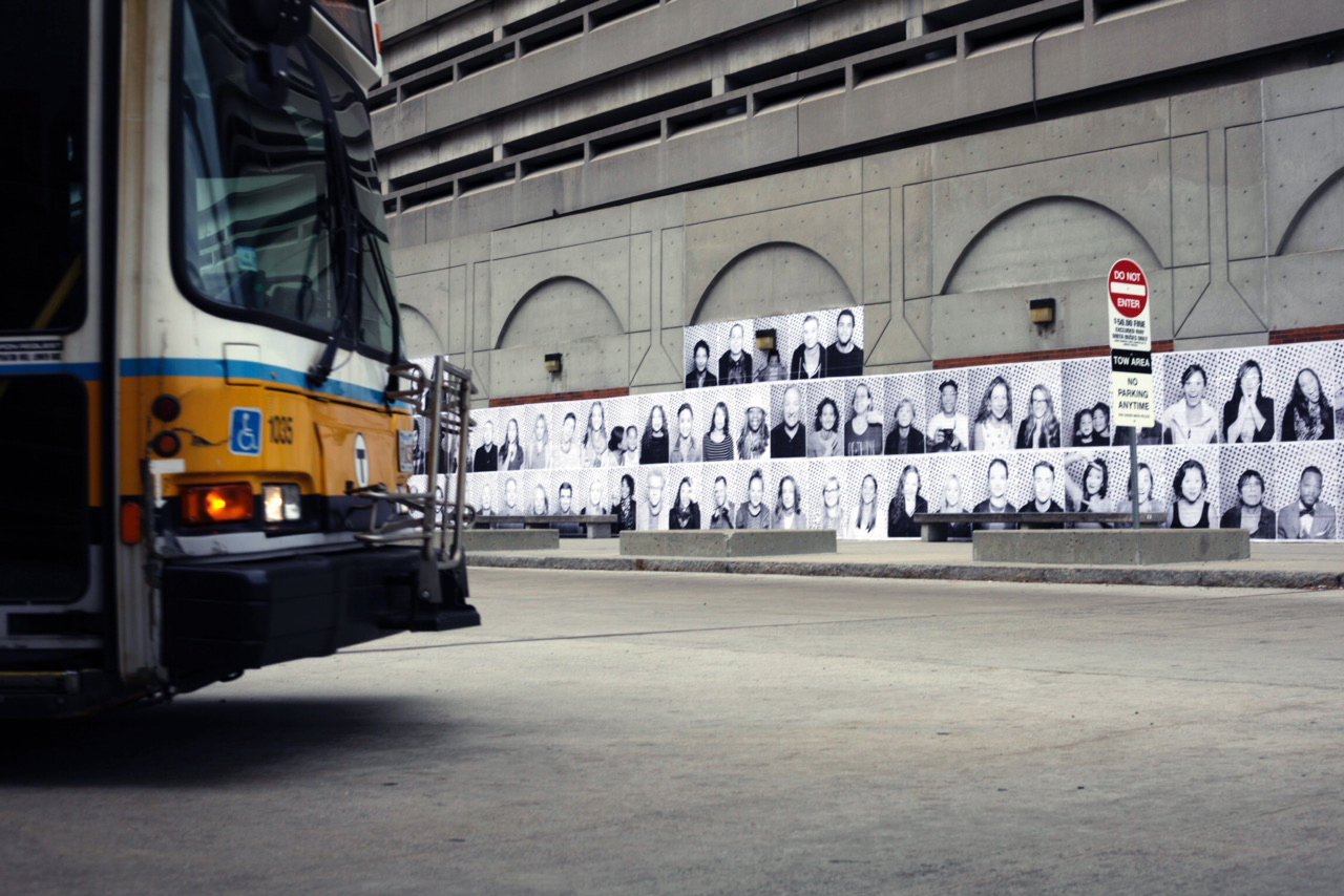 "Faces of Boston", Back Bay Station
