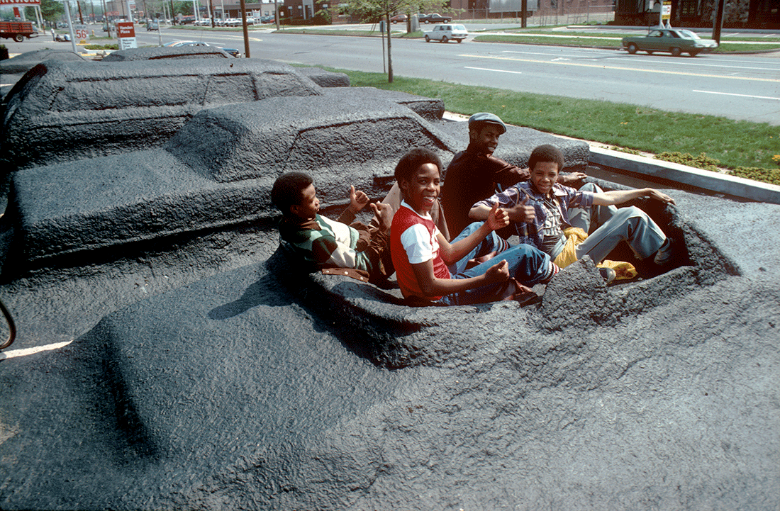 James Wine, Ghost Parking Lot , Hamden, CT, 1977 Photo from SITE New York.