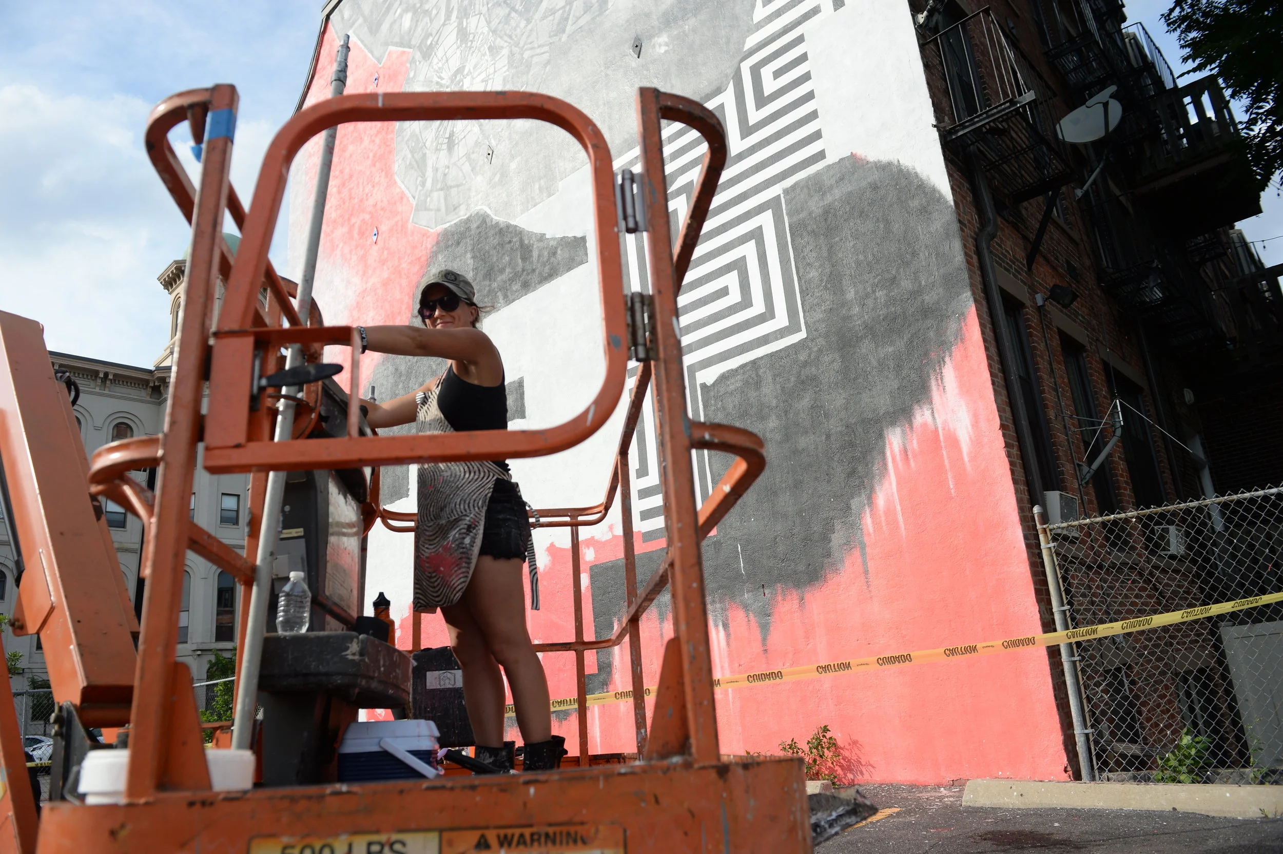 Lewis at work. Photo by Ryan McMahon.